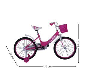 Bicicleta Infantil Rin 20 Para Niñas