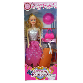 MUÑECA VESTIDO+ BOLSO