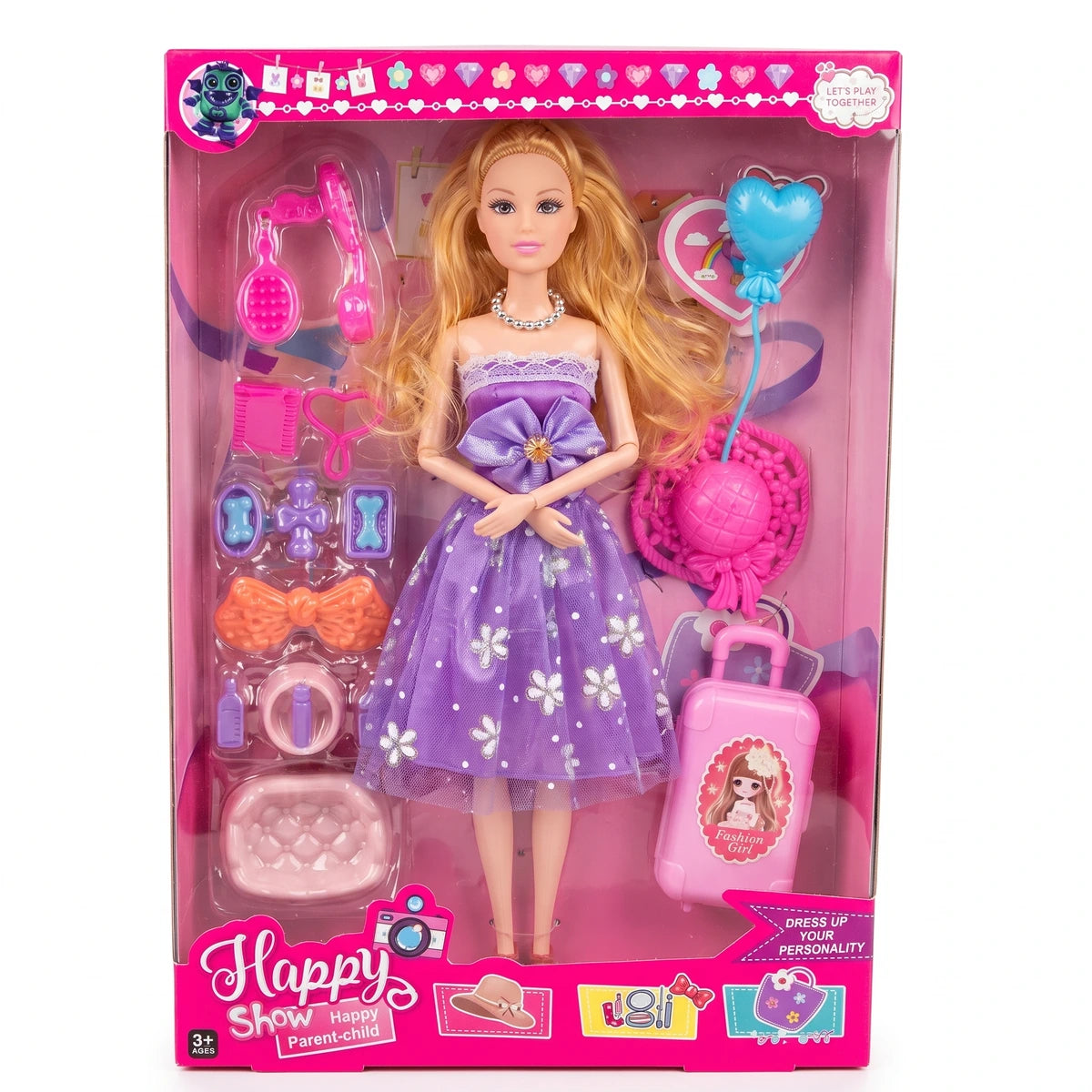 Muñeca Viajera Surtida Para Niña