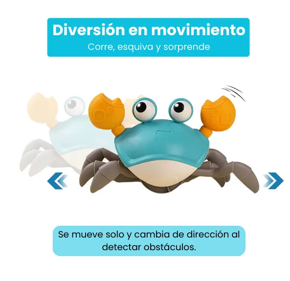 Cangrejo Pilas Inteligente Para Bebés Con Luces y Música
