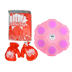 Tablero de Boxeo Musical Infantil con Luces LED Y Bluetooth