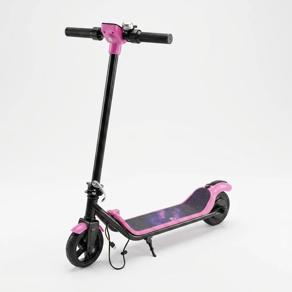 Scooter Eléctrica Mediana Infantil Con Bluetooth, Luces LED, Pantalla LCD Y Batería Recargable