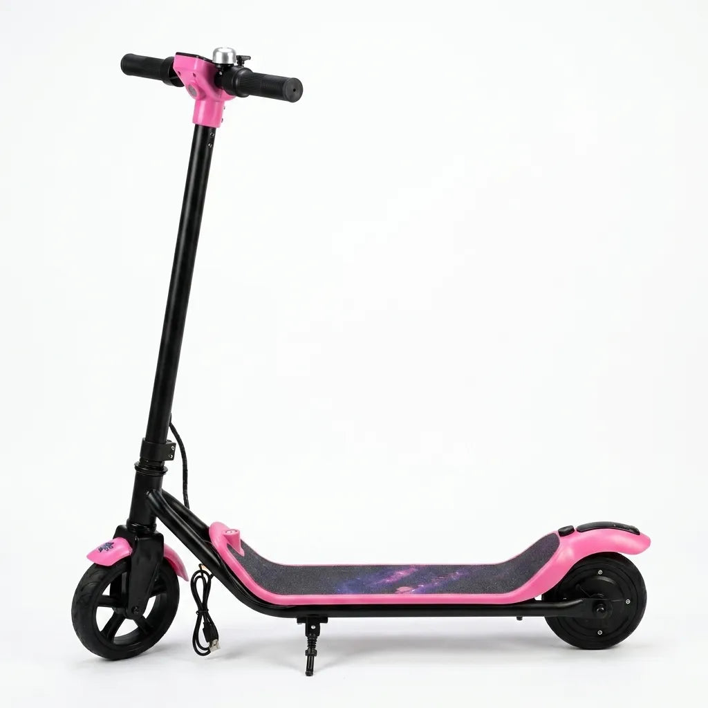 Scooter Eléctrica Mediana Infantil Con Bluetooth, Luces LED, Pantalla LCD Y Batería Recargable