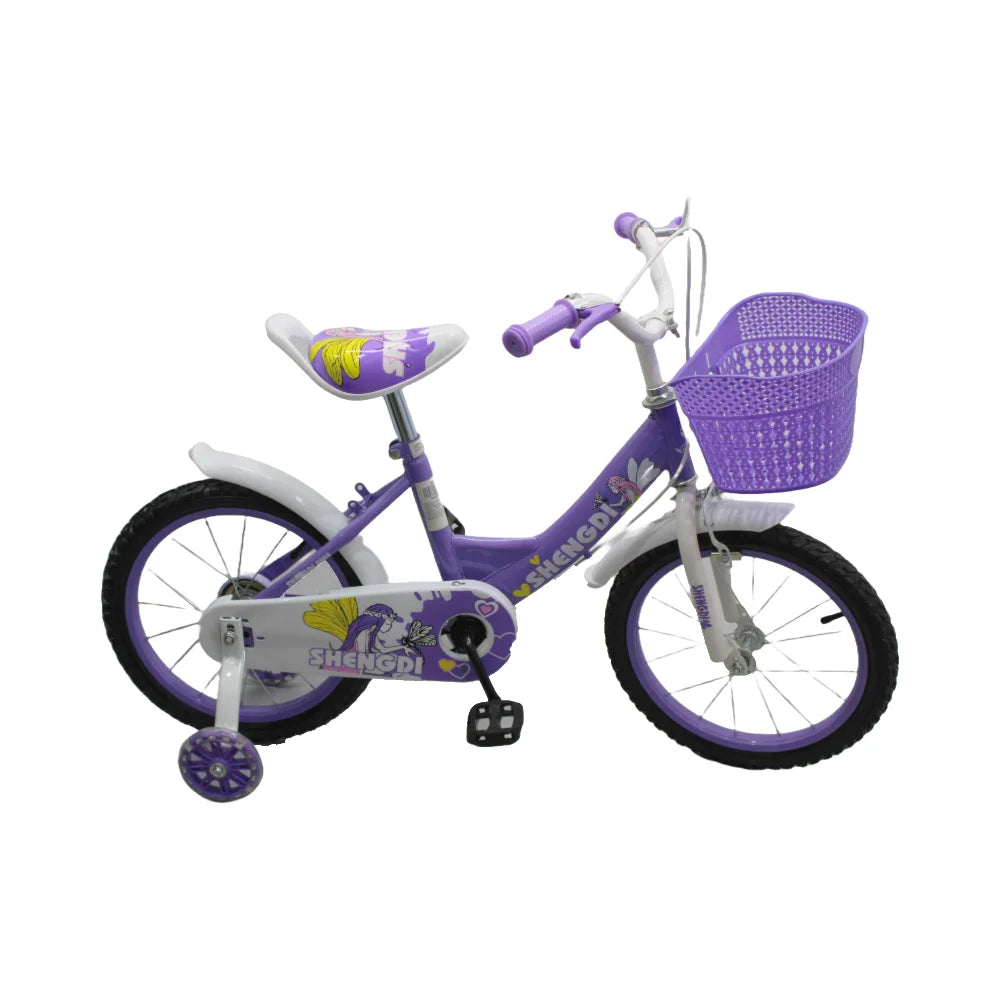 Bicicleta Infantil Rin 16 Para Niña Con Llantas Auxiliares