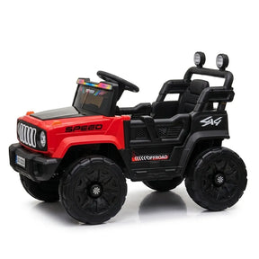 Montable Campero Mediano Para Niño Con Control Remoto, Bluetooth, Luces LED Y Sonidos