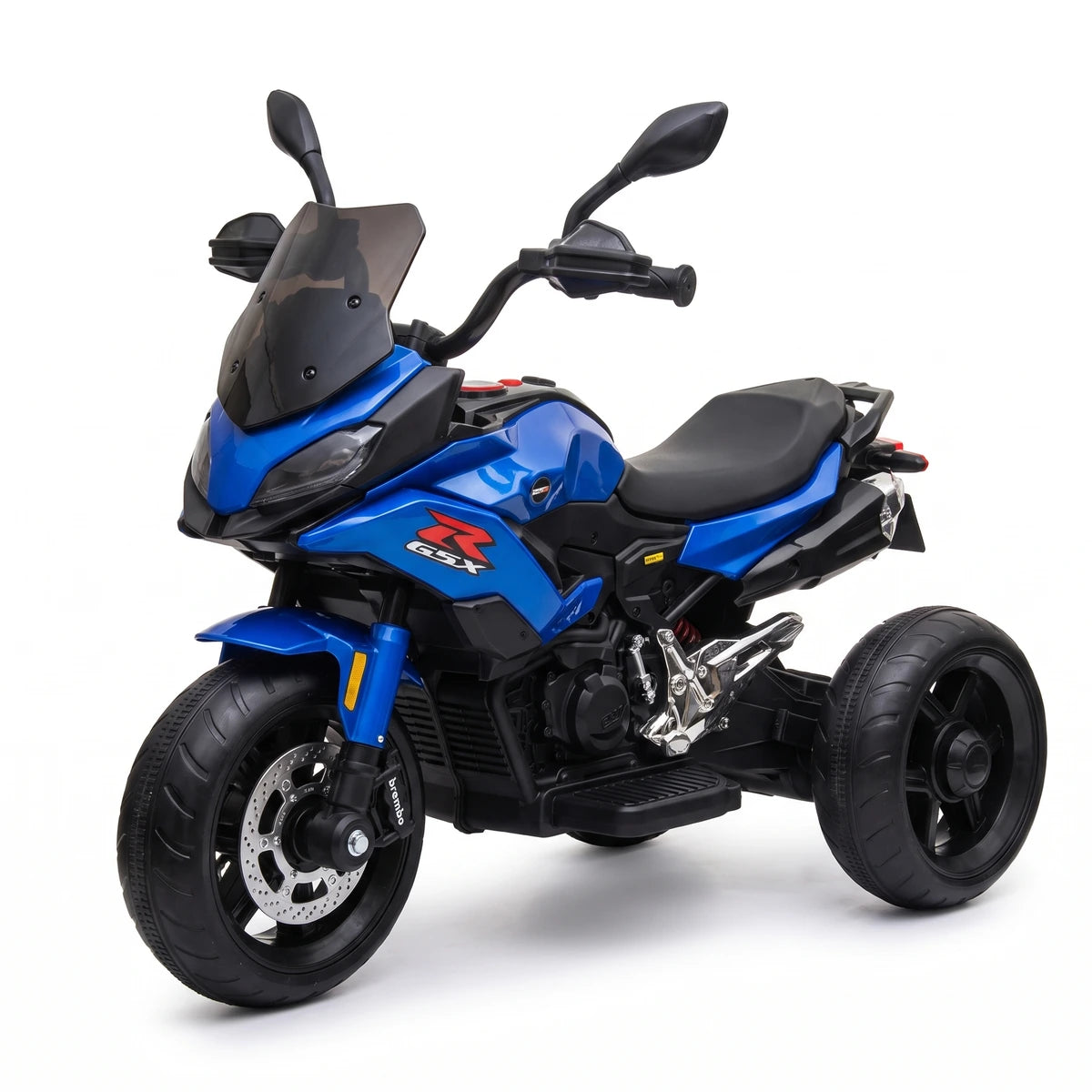 Montable Moto HD Infantil 3 Ruedas Con Luces LED, Sonidos, Bluetooth, USB Y Micrófono