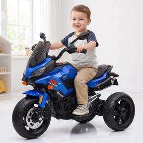 Montable Moto HD Infantil 3 Ruedas Con Luces LED, Sonidos, Bluetooth, USB Y Micrófono