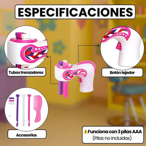 Set De Cabello Trenzas Para Niñas