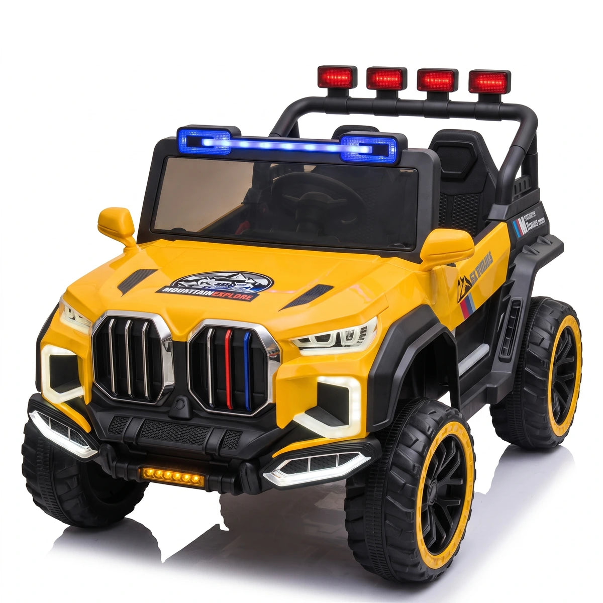Carro Montable Running Amarillo Para Niño