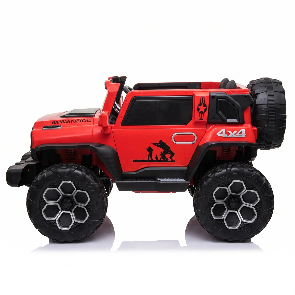 Montable Campero Grande con Control Remoto, Luces, Sonidos y Bluetooth