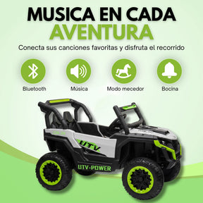 Montable Polar Mediano Eléctrico con Luces, Sonidos, Bluetooth Y Control Remoto