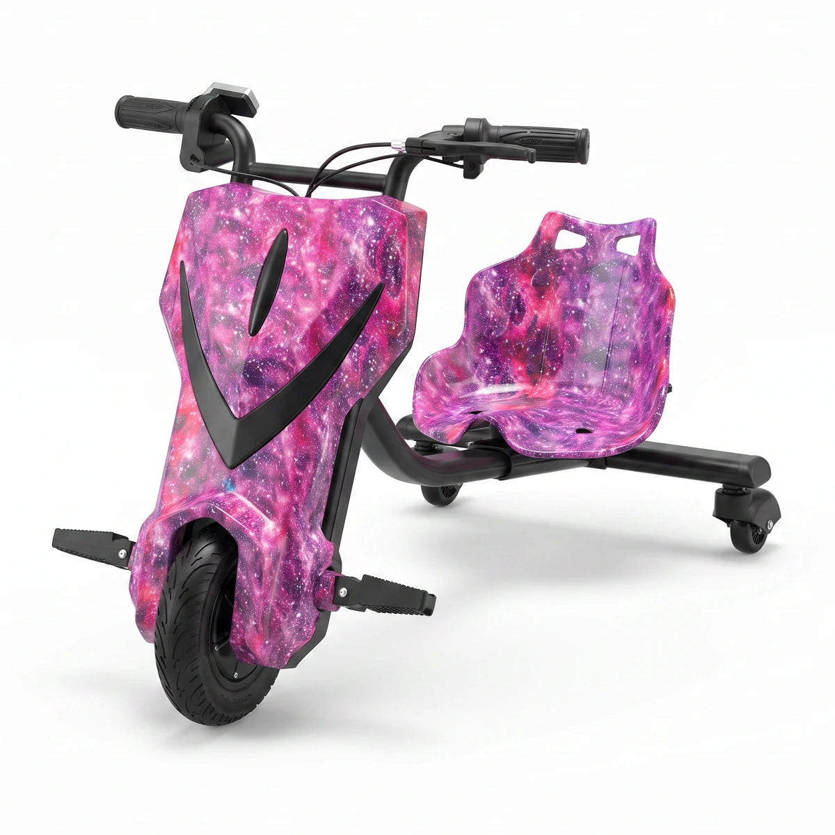 Triciclo Eléctrico Infantil 3 Ruedas con Luces LED, Bluetooth y Velocidades Ajustables