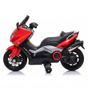 Montable Moto Max Eléctrica Infantil 12V Roja Para Niño