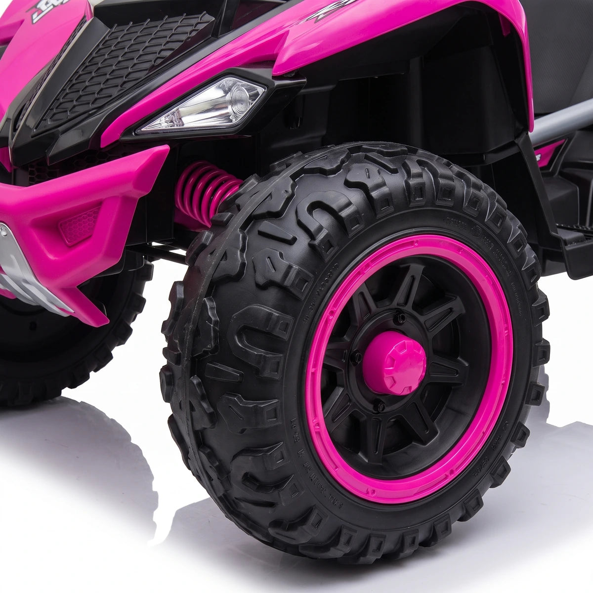 Carro Montable Buggy Eléctrico Infantil Control Remoto, Bluetooth, Luces LED