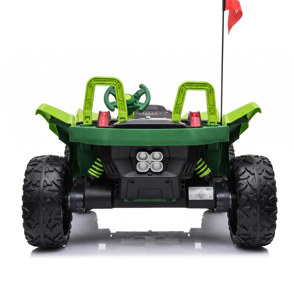 Carro Montable Buggy Eléctrico Infantil Control Remoto, Bluetooth, Luces LED