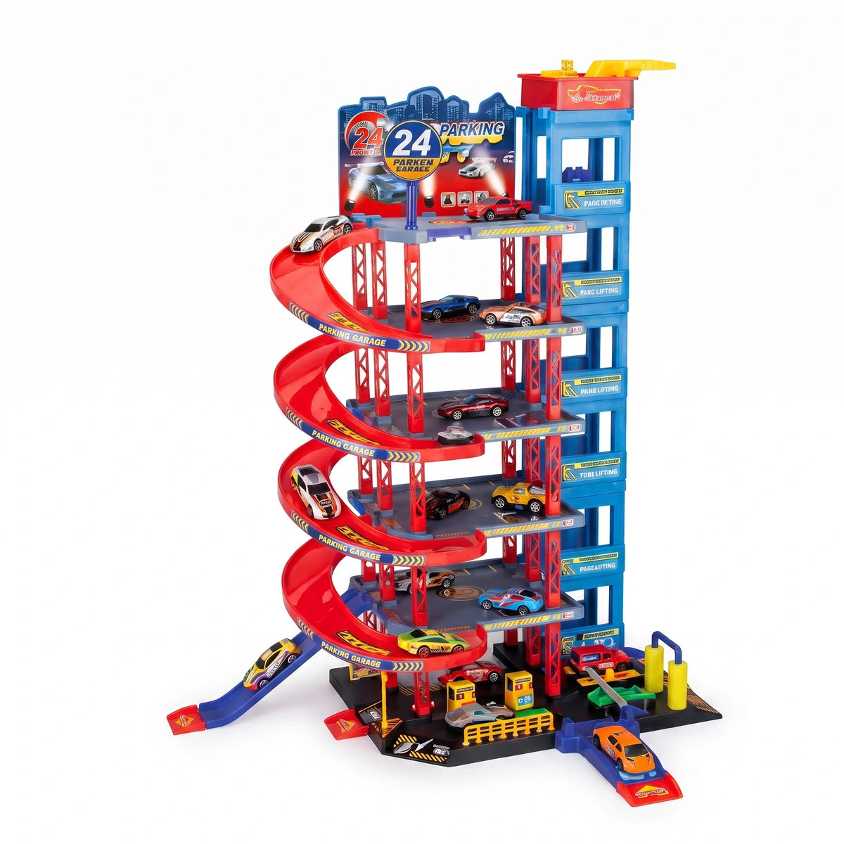 Pista Parqueadero 6 Niveles Para Niño