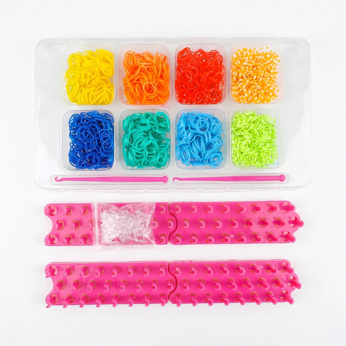 Set Pulseras Caucho Para Niña