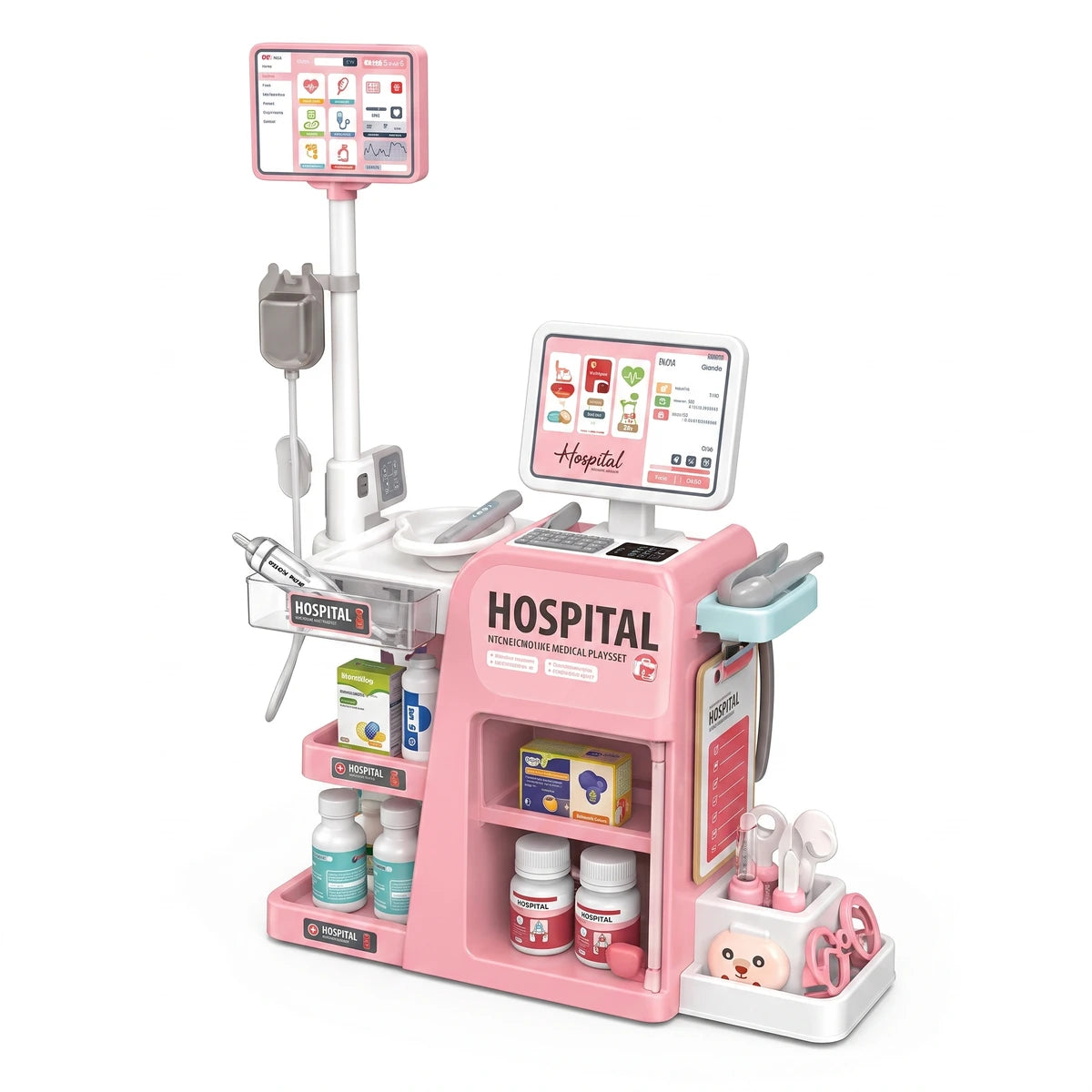 Set Medico Incluye 55 Piezas Para Niña