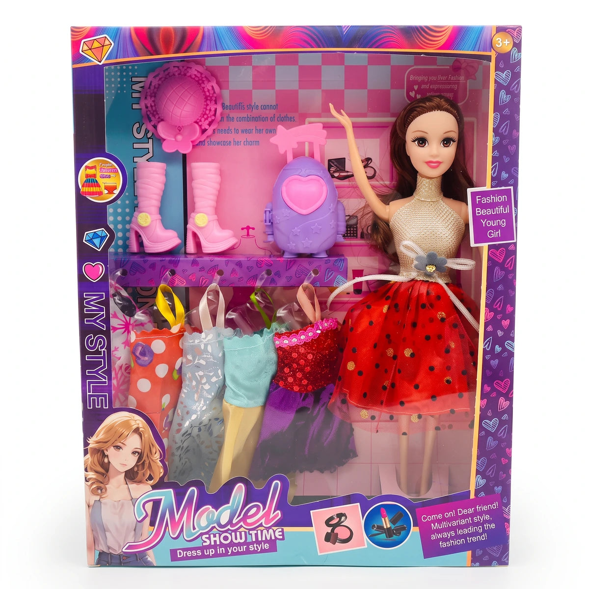 Muñeca Mas Tacones Para Niña