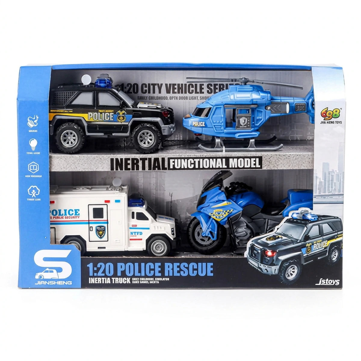 Set de Carros Policia