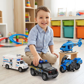Set de Carros Policia