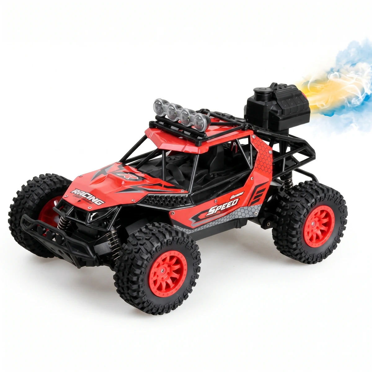 Carro A Control Remoto Rally Humo