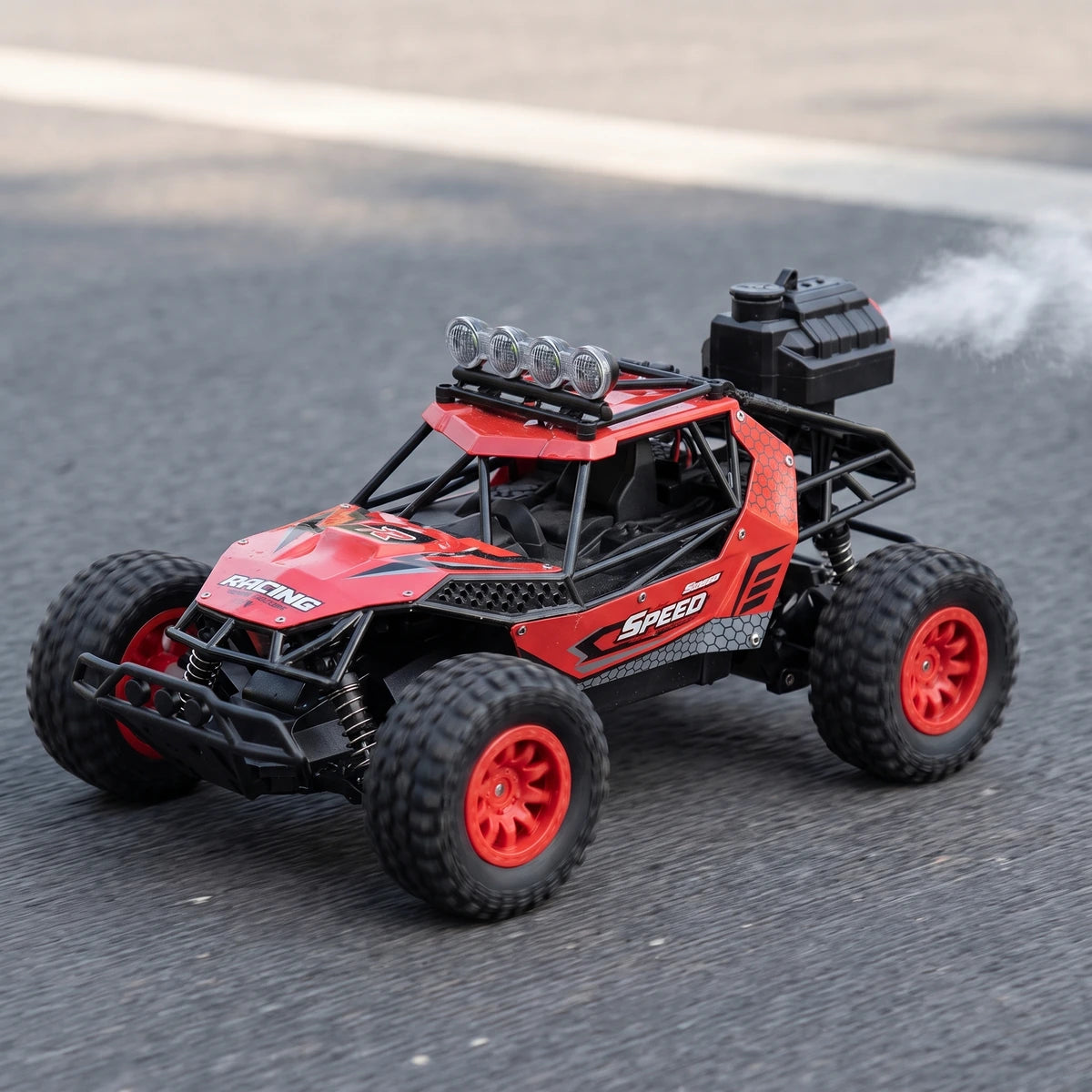 Carro A Control Remoto Rally Humo