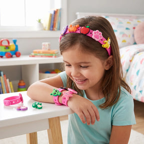 Set de Pulseras, Diadema Y Hebillas Charm Para Niña
