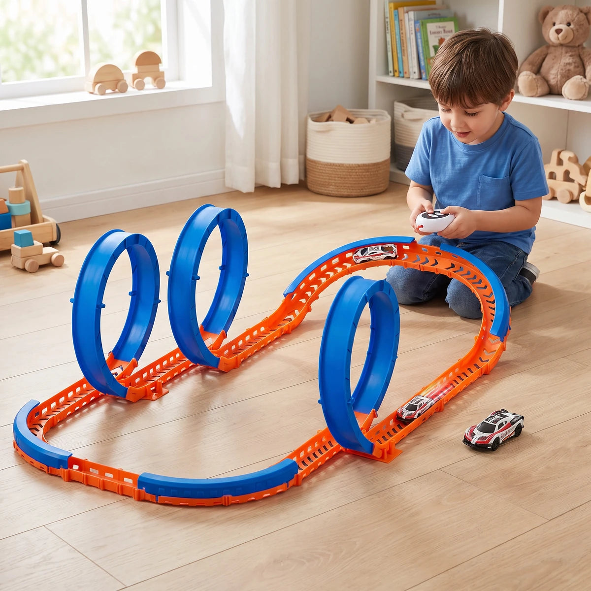 Pista Giros A Control Remoto Para Niño