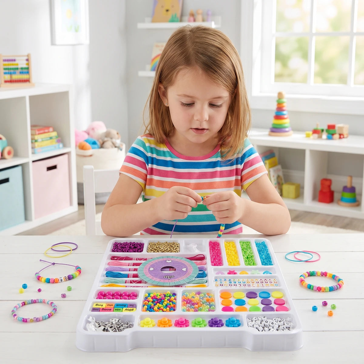 Caja De Pulseras Grande Para Niña