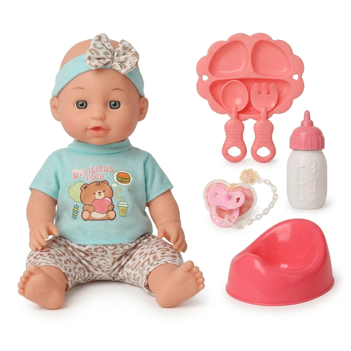 Bebe Pipi Con Accesorios