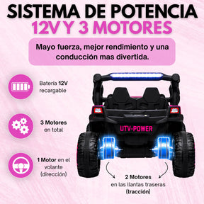 Montable Polar Mediano Eléctrico con Luces, Sonidos, Bluetooth Y Control Remoto
