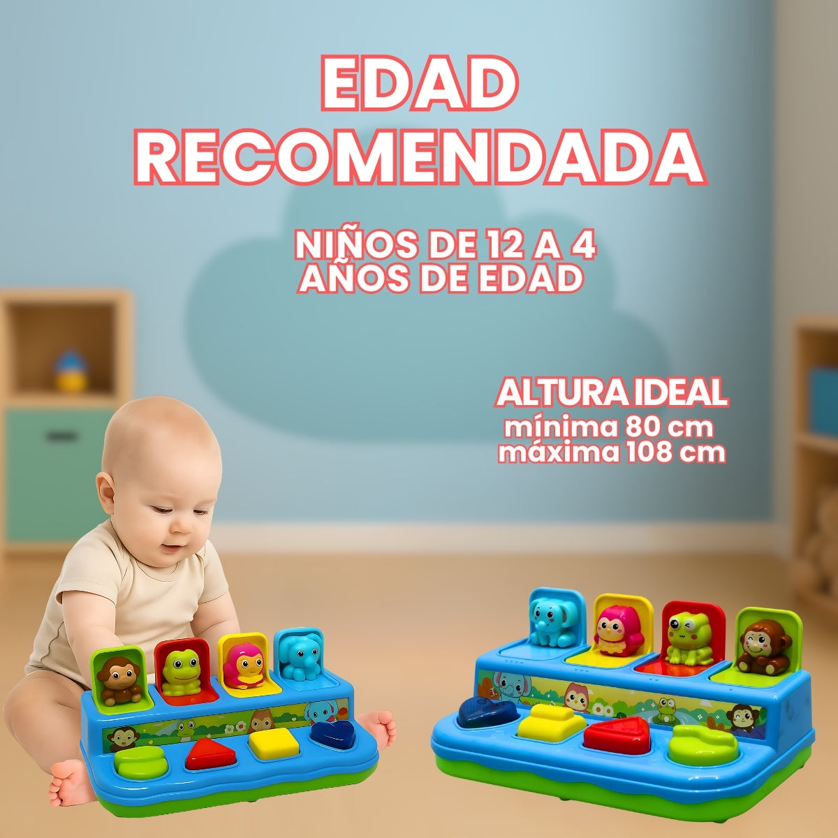Juego Didactico De Animales Estimulacion Para Bebe