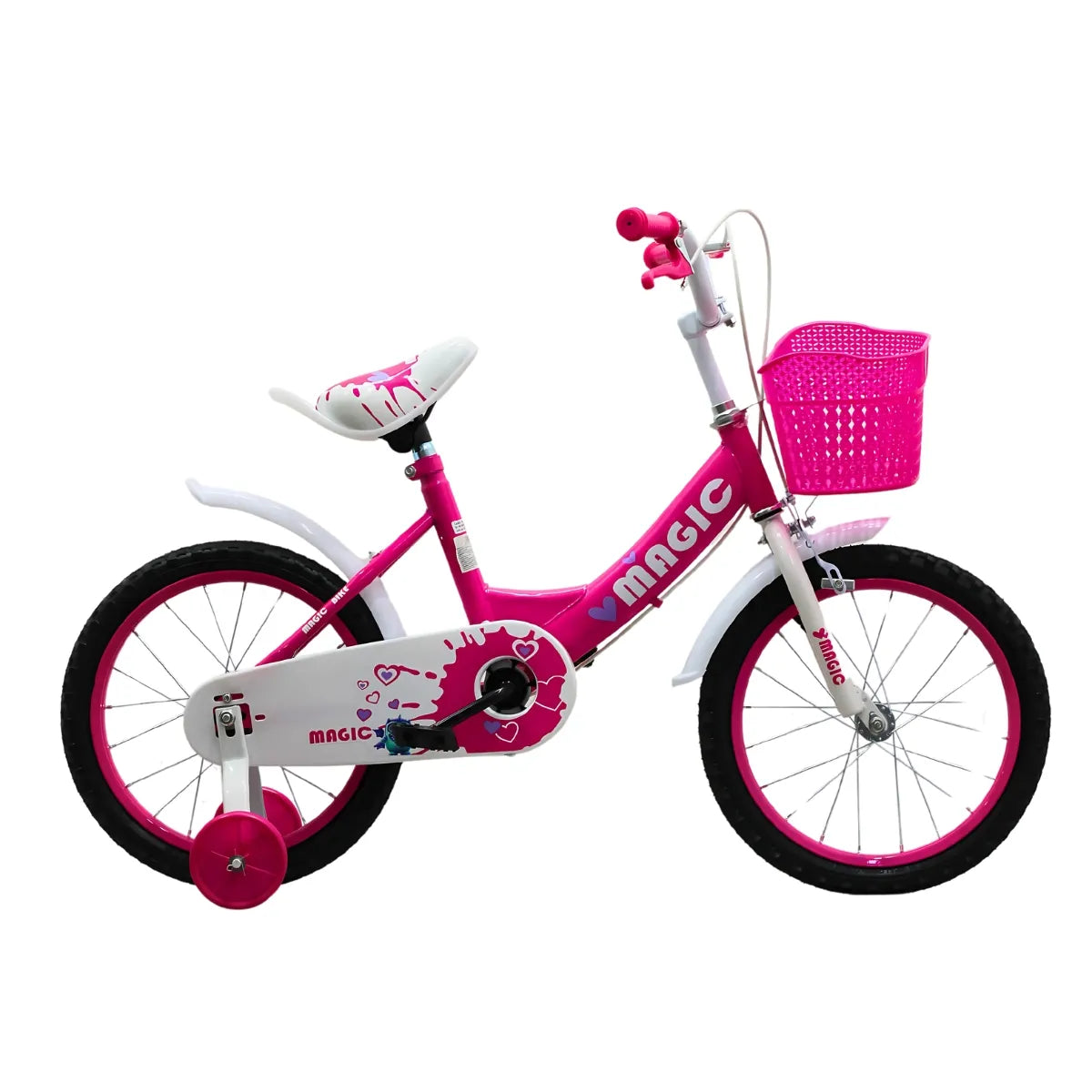 Bicicleta Infantil Rin 16 Para Niña Con Llantas Auxiliares