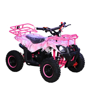 Cuatrimoto Gasolina 49cc Para Niños Y Niñas Llantas 4”, Frenos de Disco y Luces LED