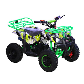 Cuatrimoto Gasolina 49cc Para Niños Y Niñas Llantas 4”, Frenos de Disco y Luces LED
