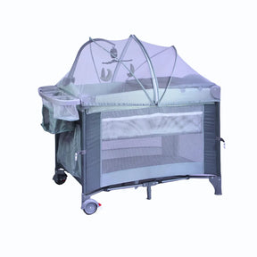 Cuna Corral Tipo Colecho Para Bebé Patio Con Mosquitero, Organizador Y Móvil Musical