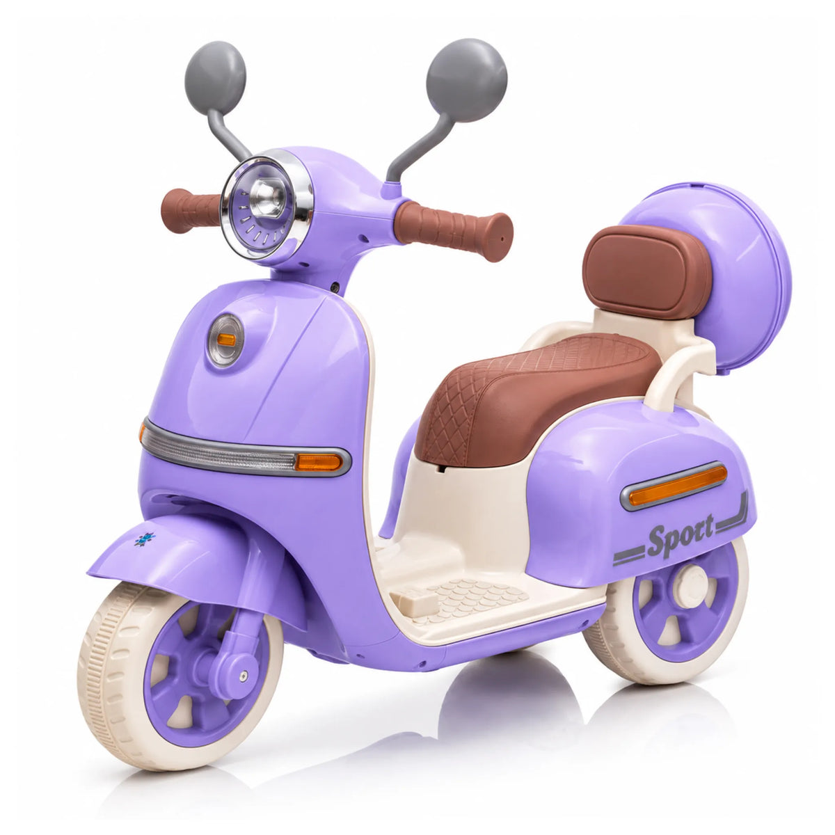 Montable Moto Niña Pequeña Morada
