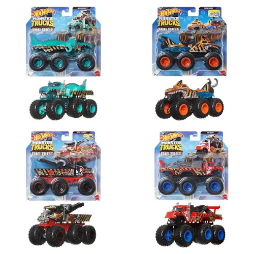 Hot Wheels Monster Trucks Remolque Sorpresa Escala 1:64 HWN86