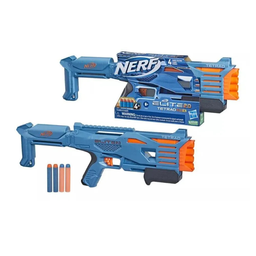 Lanzador Nerf Elite 2.0 Tetrad F5025