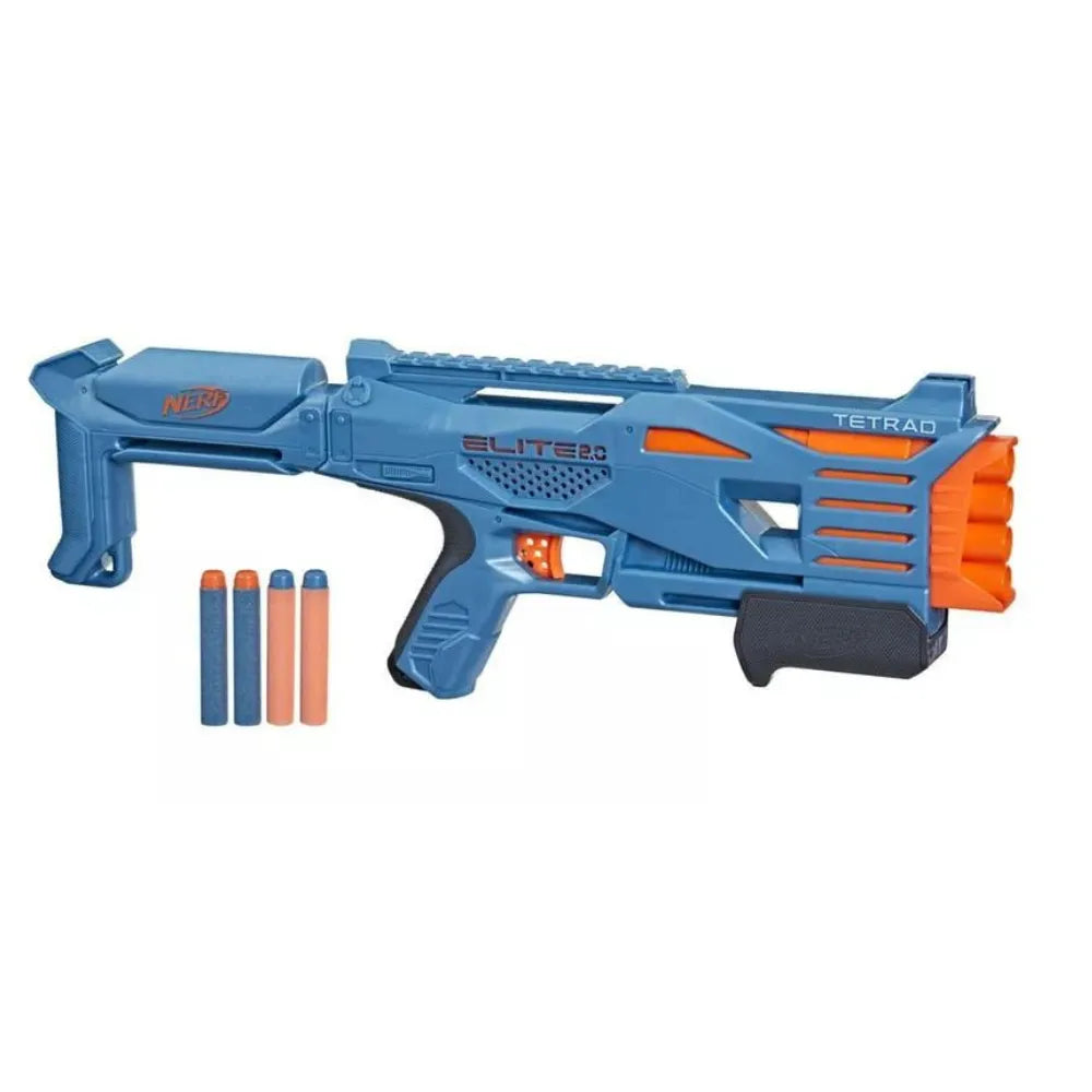 Lanzador Nerf Elite 2.0 Tetrad F5025