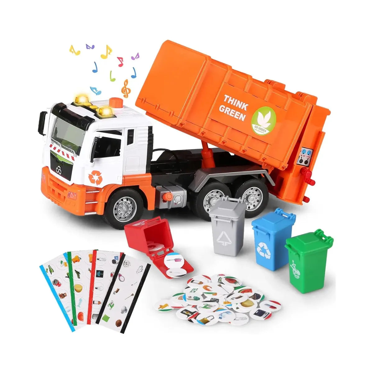 Carro De Basura Con Sonidos Y Accesorios