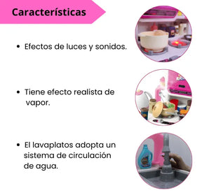 Cocina 115 Piezas Para Niñas