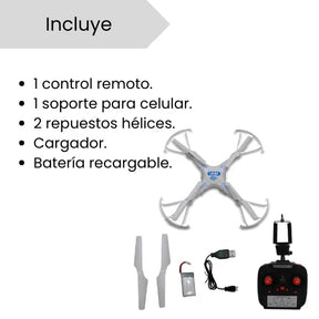 Drone Wifi A Control Remoto Con Cámara Para Niños