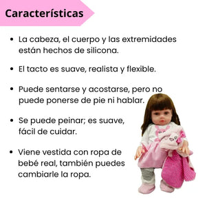 Bebe Reborn Muñeca Realista Con Sus Accesorios