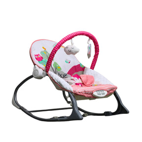 Silla Balancín Para Bebé Recién Nacido Con Vibración Relajante, Juguetes Y Sonidos Musicales