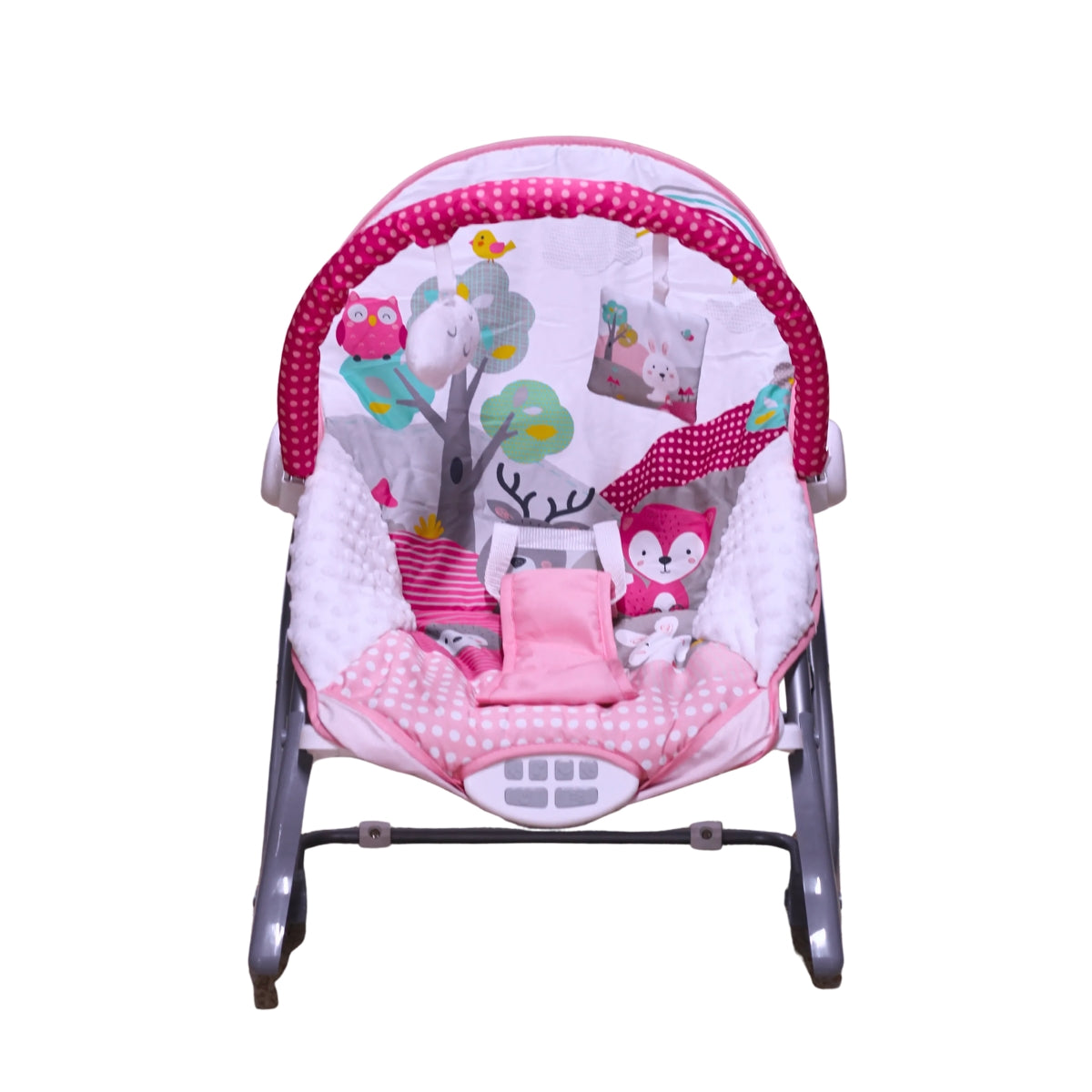 Silla Balancín Para Bebé Recién Nacido Con Vibración Relajante, Juguetes Y Sonidos Musicales