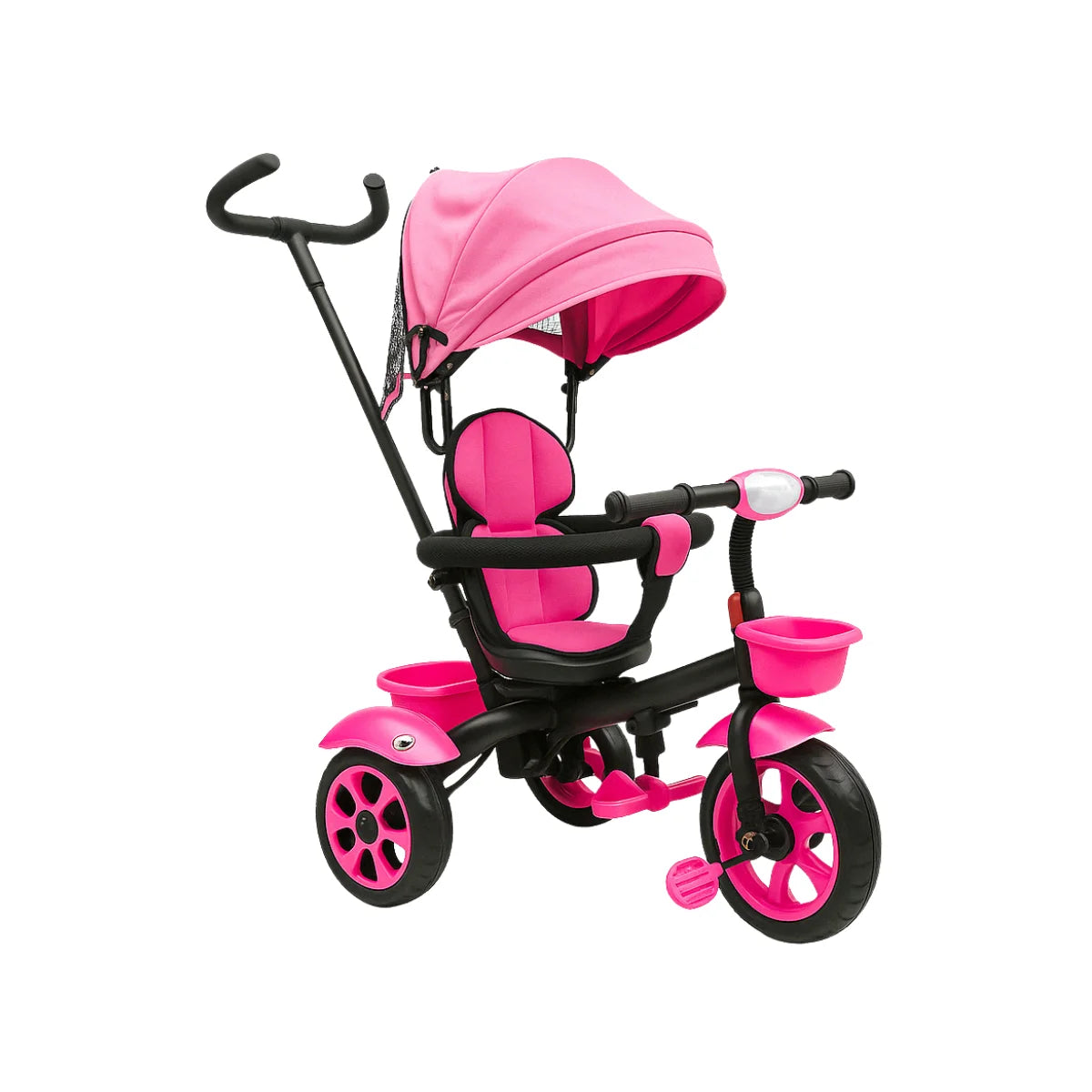 Triciclo Paseador 2 en 1 Con Guía Para Bebes Niñas y Niños