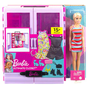 Muñeca Barbie Ultimate Closet Y Juego De Moda Portátil HJL66