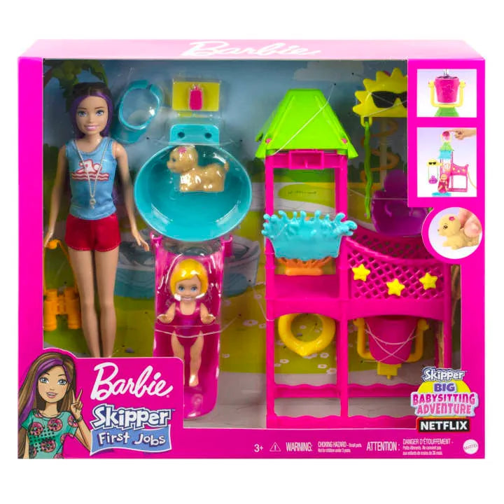 Barbie Set de Juego Skipper Parque Acuático HKD80